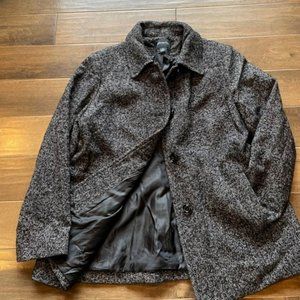 Women's London Fog XL Tweed Coat
